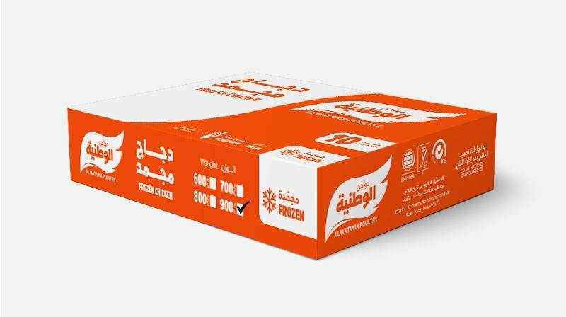 National Frozen Chicken Carton 600 - 1300 grams - 10 pieces