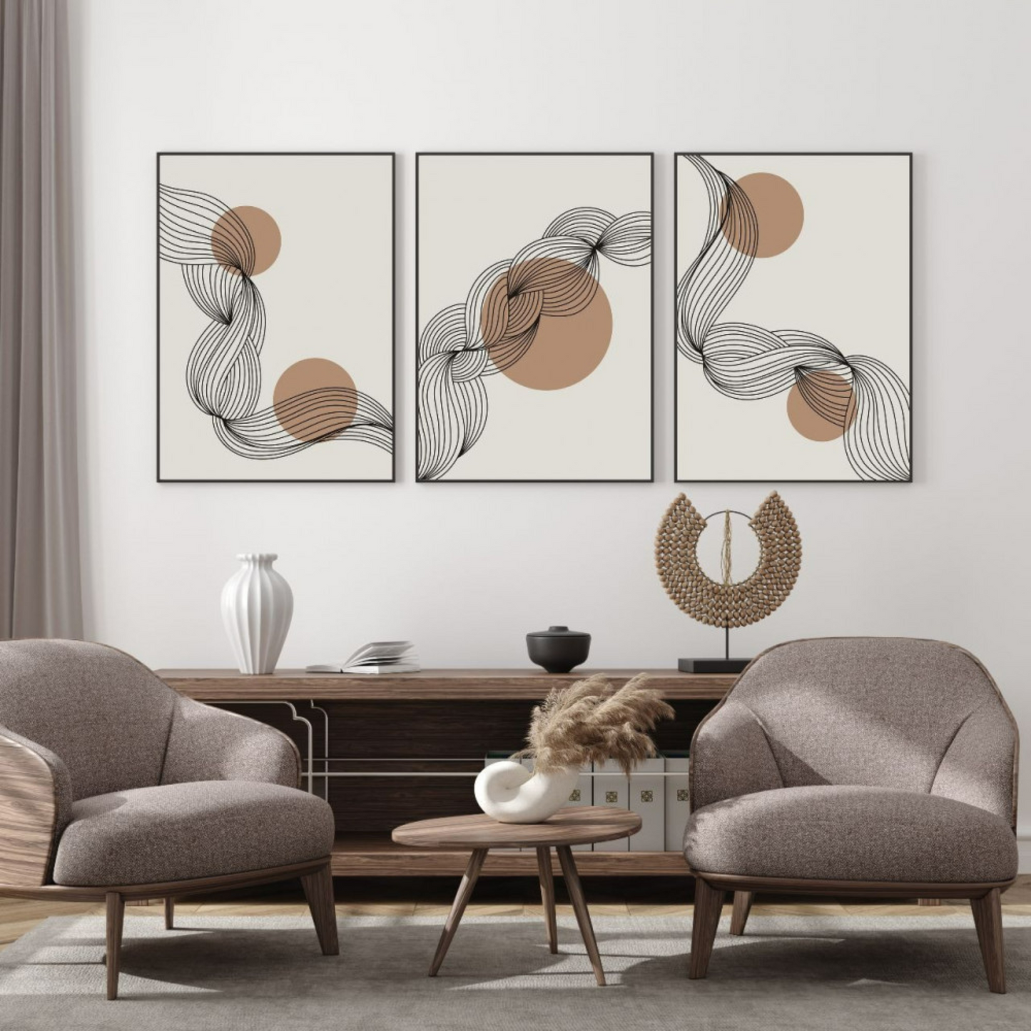 Triptych Art Paintings IV