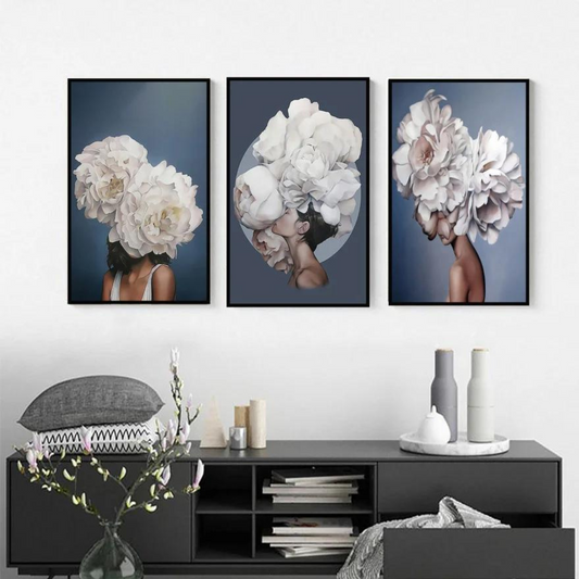 Triptych Art Paintings VV