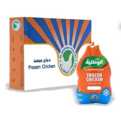 كرتون دجاج الوطنية مجمد 600 - 1300 جرام - 10 حبات